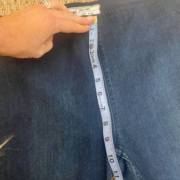 NWOT Free People Penny Pull-On Flare Jeans - Size 28 - Picture 10 of 11